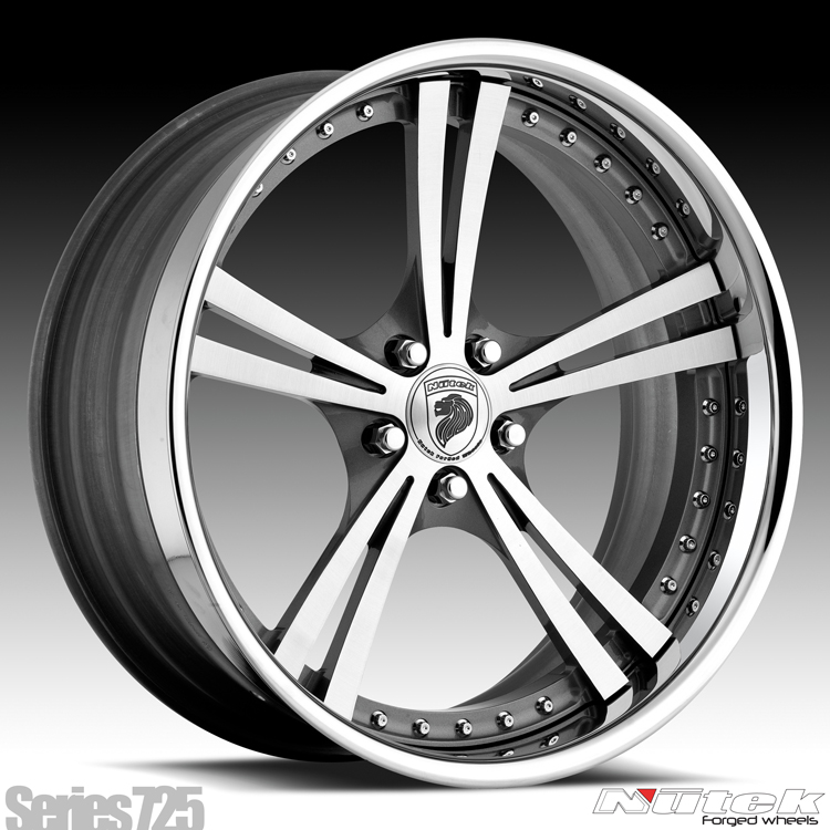 The Nutek Forged Series 725 Concave The design comes with Chrome assembly